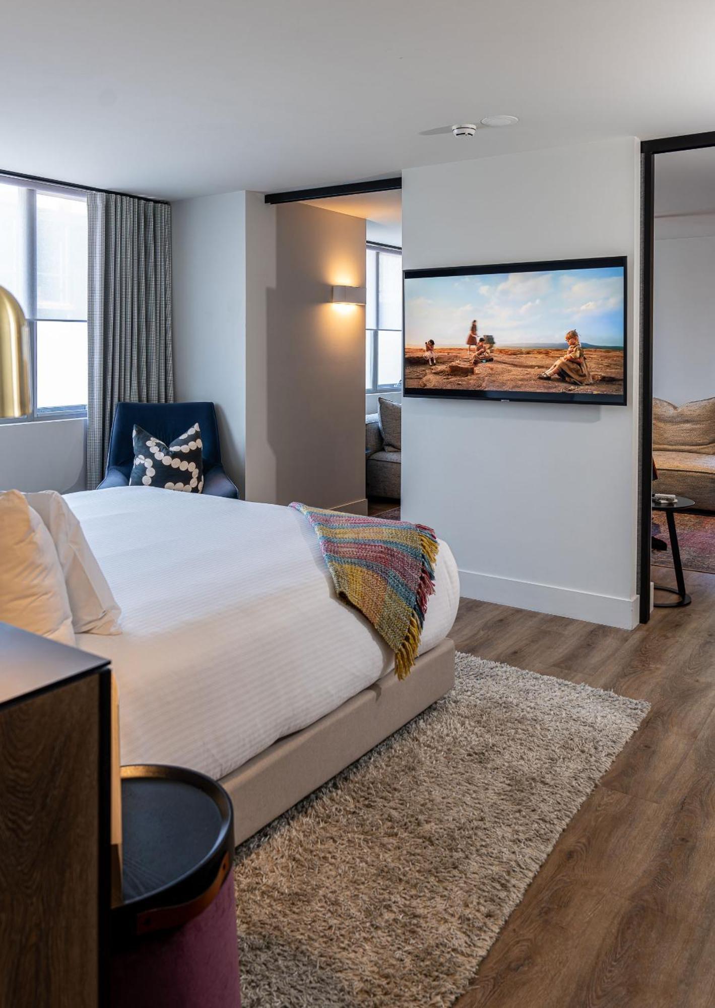 자가메스 하우스 호텔 멜번 외부 사진 A bedroom at the hotel