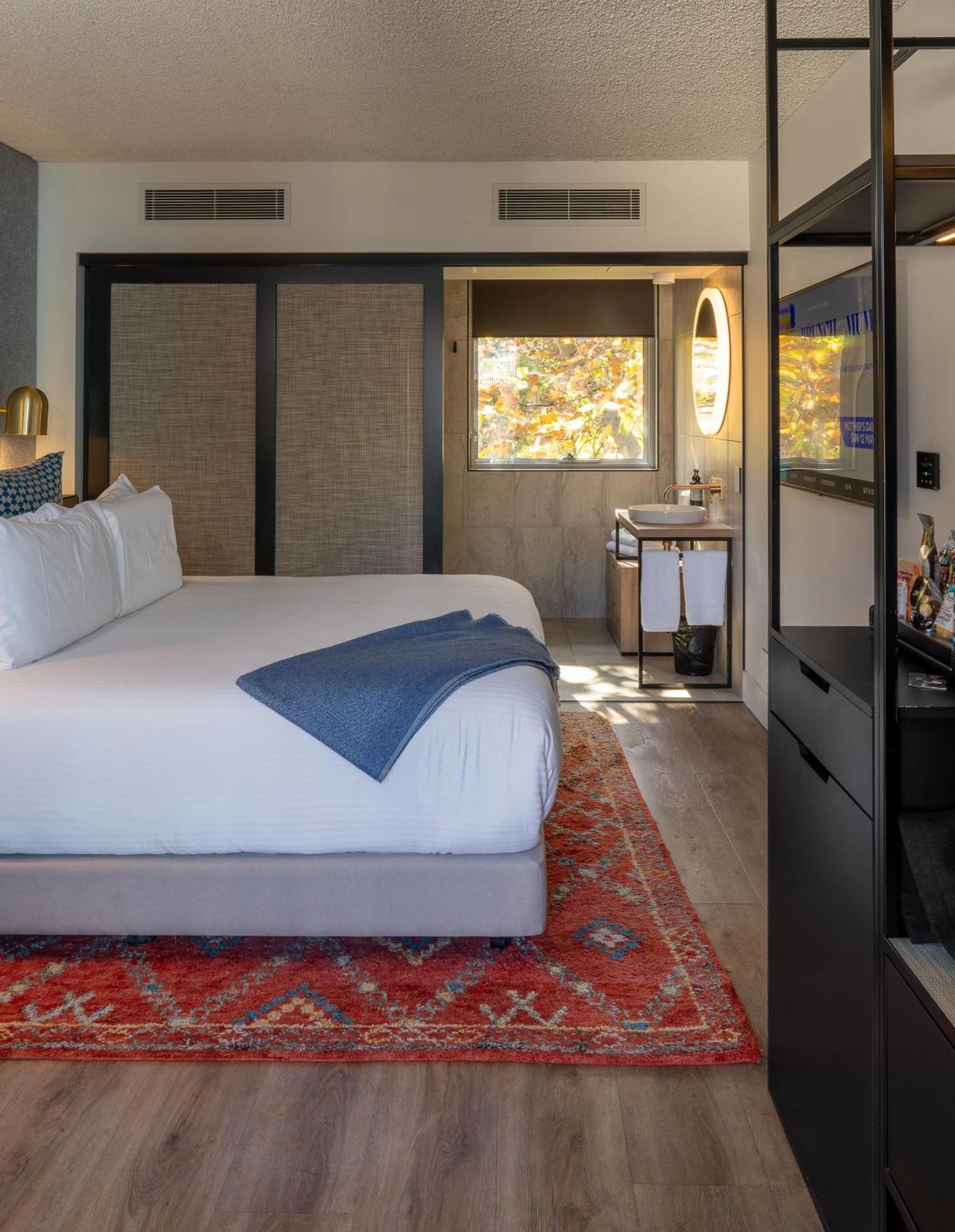 자가메스 하우스 호텔 멜번 외부 사진 A guest room at the Hotel Zags